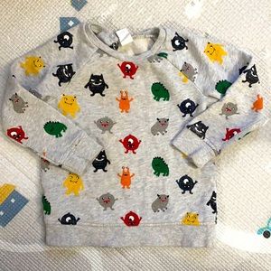 Boys monster H&M sweatshirt